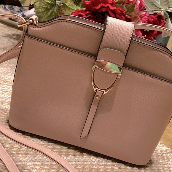 Handbags - Elegant Blush Crossbody Bag